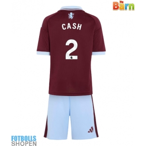 Billiga Aston Villa Matty Cash #2 Hemmatröja Barn 2026-27 Kortärmad (+ Korta byxor)